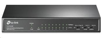 TP-Link CCTV switch TL-SF1009P (8x100Mb/s, 1x100Mb/s uplink, 8xPoE+, 65W, fanless)