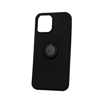 TopQ RING iPhone 13 Pro Max silikon černý 64148 (Sun-64148)