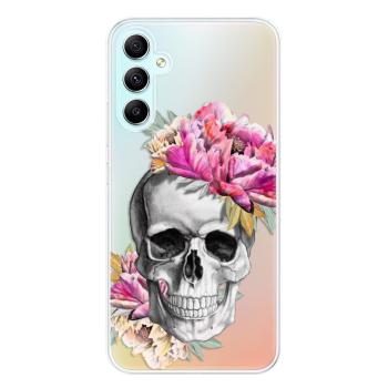 Odolné silikonové pouzdro iSaprio - Pretty Skull - Samsung Galaxy A34 5G