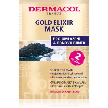 Dermacol Gold Elixir pleťová maska s kaviárem 2x8 g