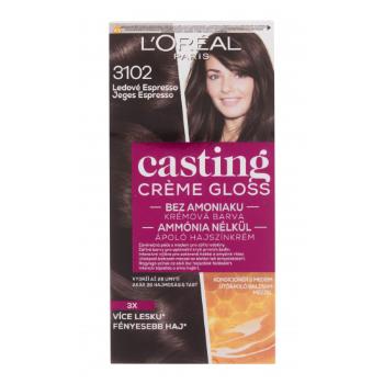 L'Oréal Paris Casting Creme Gloss 48 ml barva na vlasy pro ženy 3102 Iced Espresso na barvené vlasy; na všechny typy vlasů