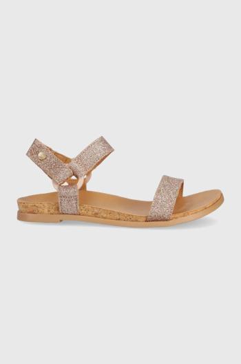 Dětské sandály UGG Rynell zlatá barva