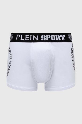 Boxerky PLEIN SPORT pánské, bílá barva