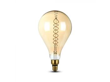 Žárovka Filament LED E27 8W A165 bílá teplá V-TAC VT-2138 Dimmable