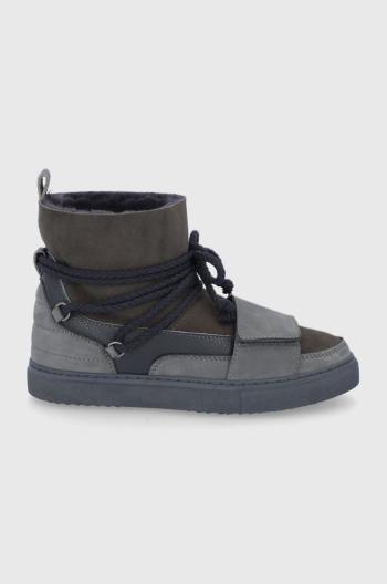 Kotníkové boty Inuikii pánské, šedá barva