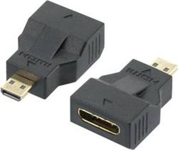 HDMI adaptér SpeaKa Professional, zástrčka micro D/zásuvka mini C, černá