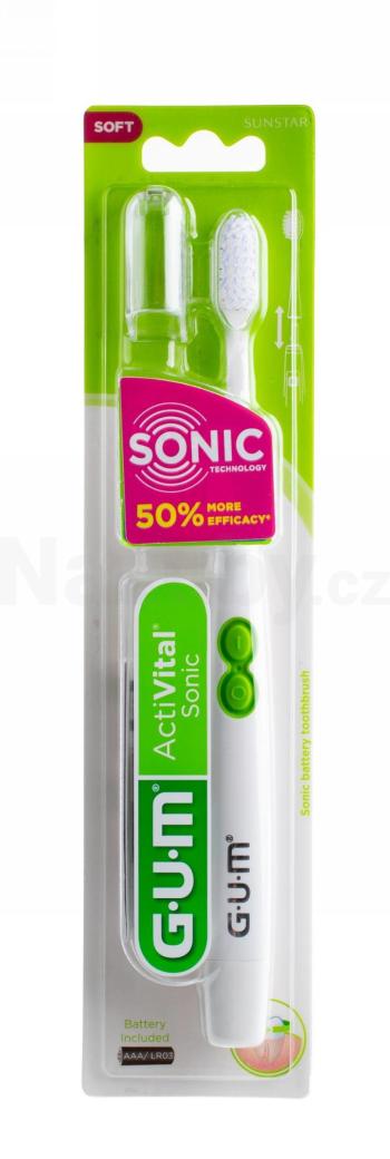 GUM Sonic Power Black sonický zubní kartáček