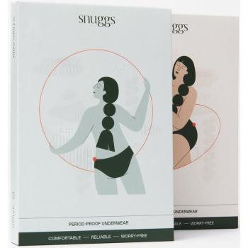 Snuggs Period Underwear Classic: Medium Flow látkové menstruační kalhotky pro střední menstruaci velikost M 1 ks