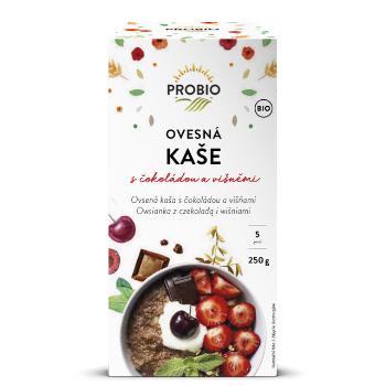 PRO-BIO obchod.spol. s r.o. Kaše ovesná s čokoládou a višněmi 250 g BIO PROBIO