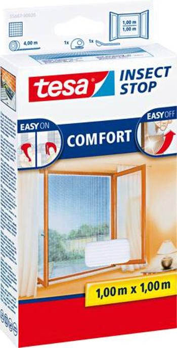 Síť proti hmyzu do oken tesa Insect Stop Comfort, (d x š) 1000 mm x 1000 mm, bílá, 1 ks