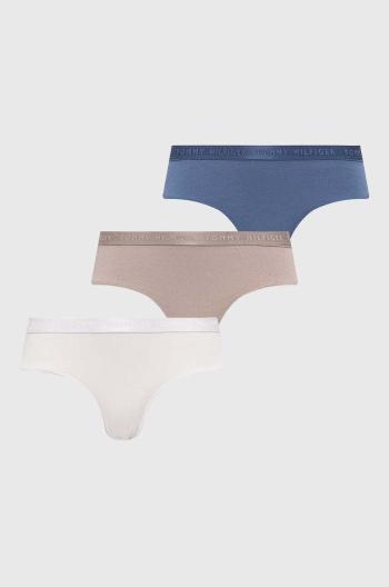 Kalhotky Tommy Hilfiger 3-pack béžová barva, UW0UW04329