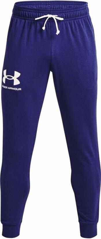 Under Armour Men's UA Rival Terry Joggers Sonar Blue/Onyx White S Fitness kalhoty