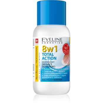 Eveline Cosmetics Nail Therapy Professional odlakovač na nehty bez acetonu 8 v 1 150 ml