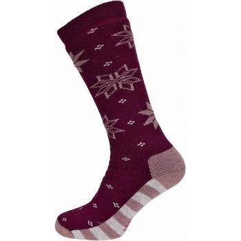 Ulvang MARISTUA Vlněné ponožky, vínová, velikost 40-42