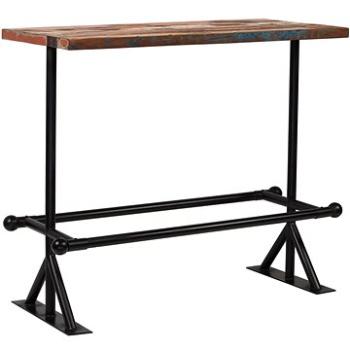 Barový stůl masivní recyklované dřevo 120x60x107 cm vícebarvený (245387)