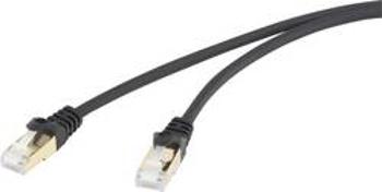 Síťový kabel RJ45 Renkforce CAT7 F/FTP patch kabel FLEX 1 m