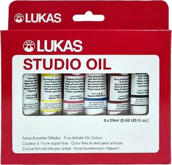 Lukas Studio Cardboard Box Sada olejových barev 6 x 20 ml