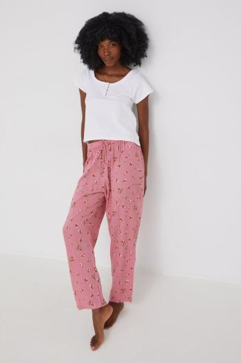 Pyžamo Answear Lab růžová barva