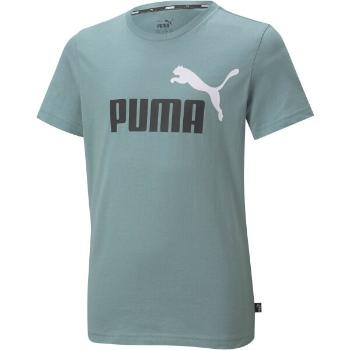 Puma ESS+2 COL LOGO TEE B Dětské triko, modrá, velikost 152