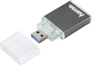 Externí čtečka paměťových karet Hama 124024 124024, USB 3.2 Gen 1 (USB 3.0), antracitová