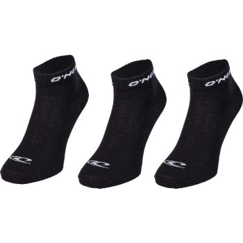 O'Neill QUARTER ONEILL 3P Unisex ponožky, černá, velikost 35-38