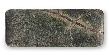 Luxusní zelený mramorový podnos  Marble green - 30*12*1,5cm   AKE1129