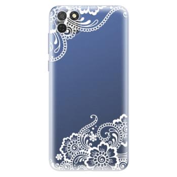 Odolné silikonové pouzdro iSaprio - White Lace 02 - Honor 9S