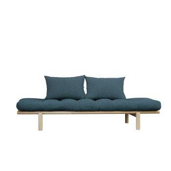 Pohovka Pace Daybed – Clear lacquered/Deep Blue