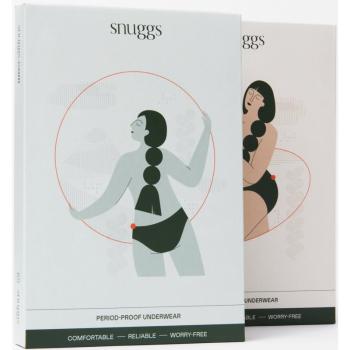 Snuggs Period Underwear Classic: Medium Flow látkové menstruační kalhotky pro střední menstruaci velikost XL 1 ks