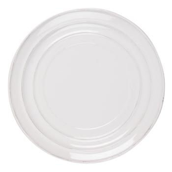 Dezertní bílý vroubkovaný talíř Romantic Intense - Ø 22*2 cm RIDP