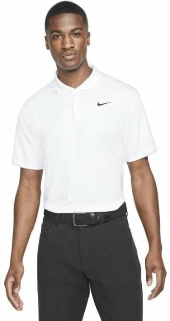 Nike Dri-Fit Victory Mens Golf White/Black 2XL Polo košile