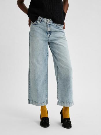 Selected Femme Thea Jeans Modrá