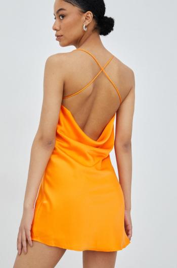 Šaty Only oranžová barva, mini