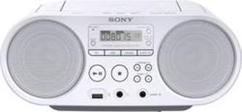 CD-rádio Sony ZS-PS50, AUX, CD, USB, bílá