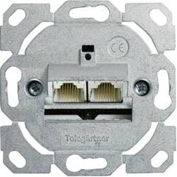 Síťová zásuvka pod omítku panel CAT 6 2 porty Telegärtner