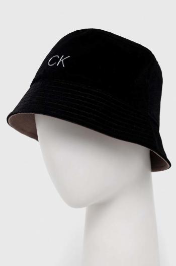 Klobouk Calvin Klein černá barva