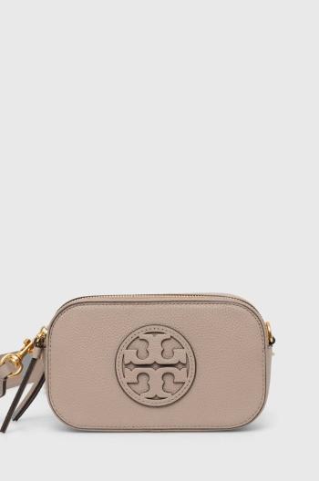 Kožená kabelka Tory Burch Miller Mini béžová barva, 150153.200