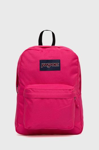 Batoh Jansport růžová barva, velký, s aplikací