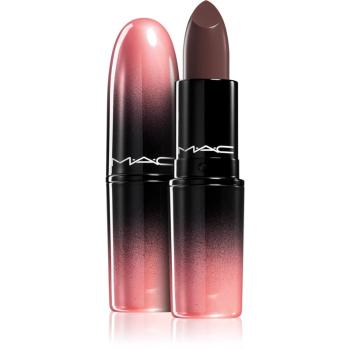 MAC Cosmetics Love Me Lipstick saténová rtěnka odstín Coffee & Cigs 3 g