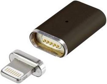 Magnetický USB adaptér pro iPad/iPhone/iPod Renkforce MagnetSafe, černá