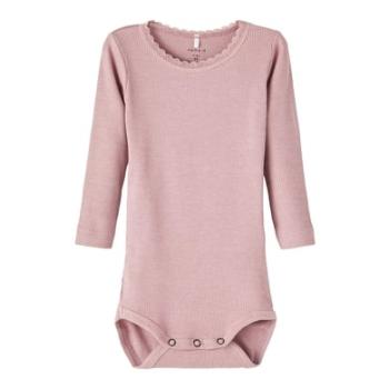 name it Nbfkab Deauville Mauve Body s dlouhým rukávem