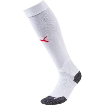 Puma TEAM LIGA SOCKS Pánské fotbalové štulpny, bílá, velikost 43-46