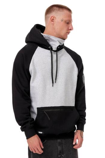Mass Denim Sweatshirt Berg Hoody black/heather grey - XL