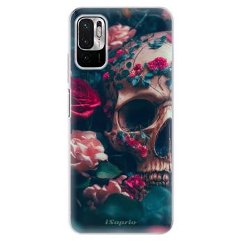 Odolné silikonové pouzdro iSaprio - Skull in Roses - Xiaomi Redmi Note 10 5G