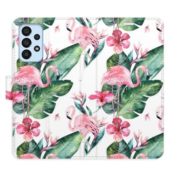 Flipové pouzdro iSaprio - Flamingos Pattern - Samsung Galaxy A33 5G