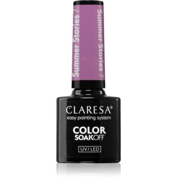 Claresa SoakOff UV/LED Color Summer Stories gelový lak na nehty odstín 7 5 g