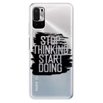 Odolné silikonové pouzdro iSaprio - Start Doing - black - Xiaomi Redmi Note 10 5G