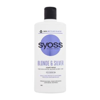 Syoss Blonde & Silver Conditioner 440 ml kondicionér pro ženy na blond vlasy; na šedivé vlasy