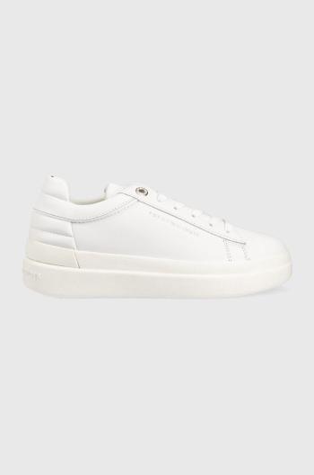 Kožené sneakers boty Tommy Hilfiger Fw0fw06511 Feminine Elevated Sneaker bílá barva