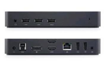 DELL USB 3.0 Ultra HD Triple Video Docking Station D3100 - Port replicator
